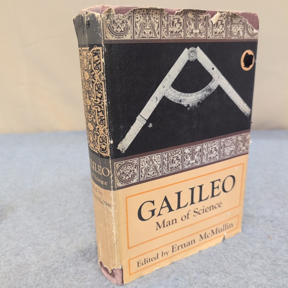 Galileo Man of‎ Science Ernan McMullin 1967 Hardcover Book with Dust Jacket